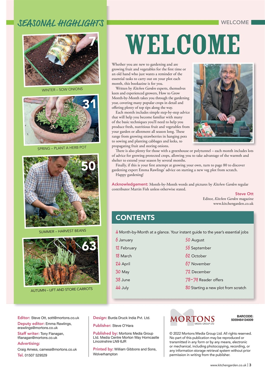 Kitchen Garden Magazine Preview Pages
