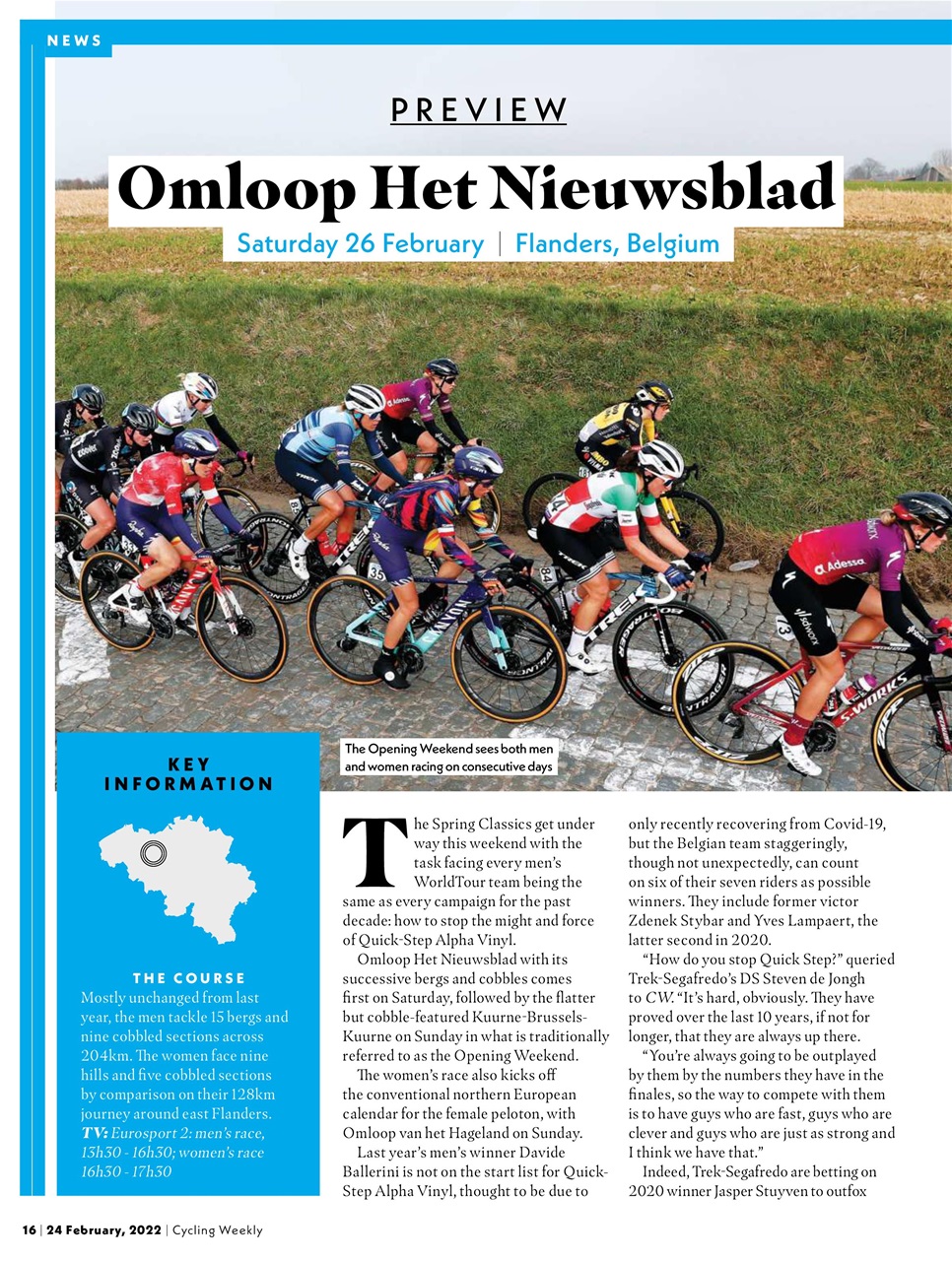 Cycling Weekly Preview Pages