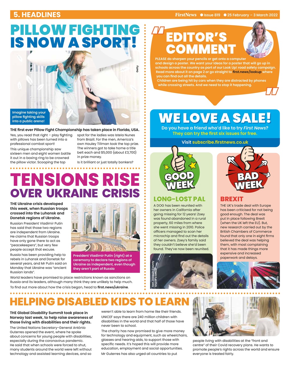 First News Preview Pages