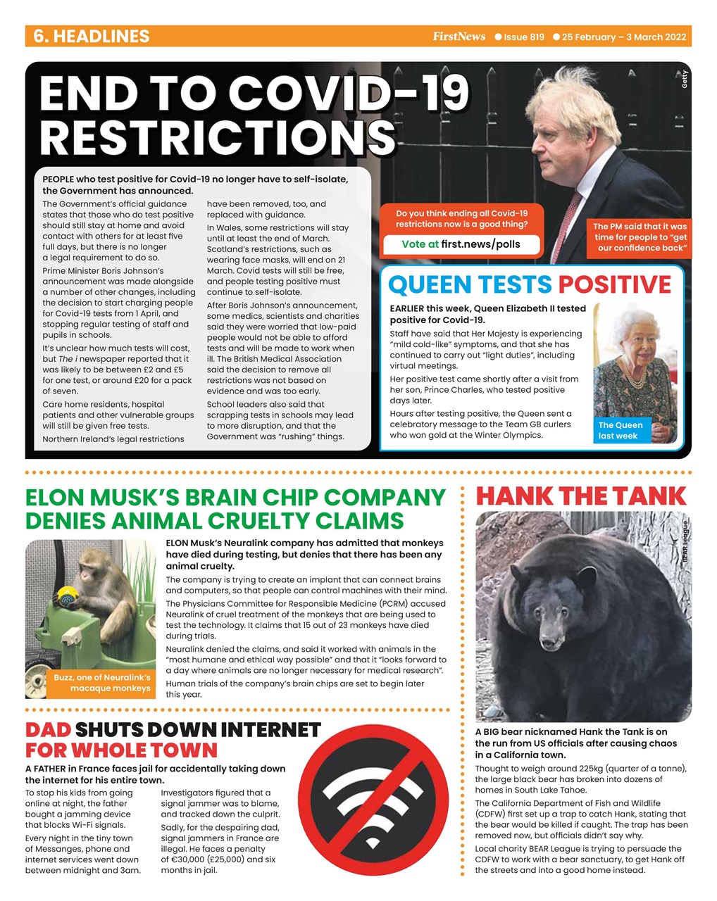 First News Preview Pages