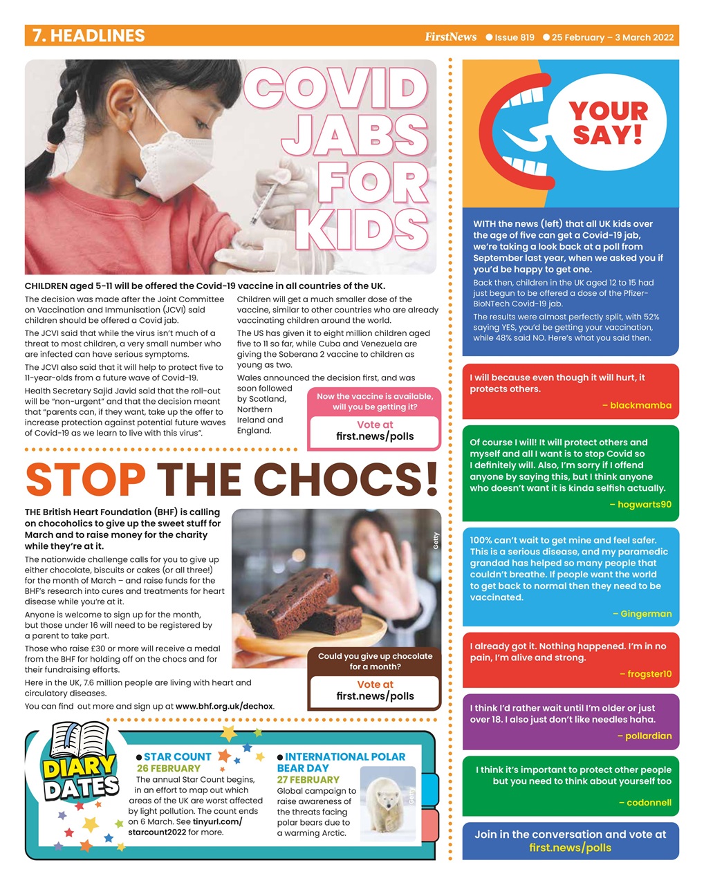 First News Preview Pages
