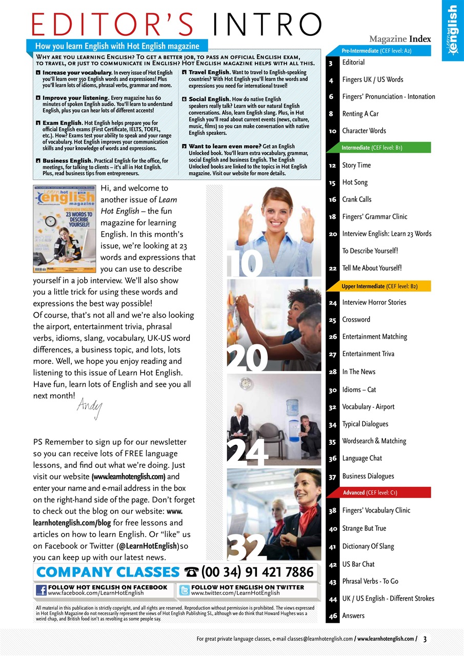 Learn Hot English Preview Pages