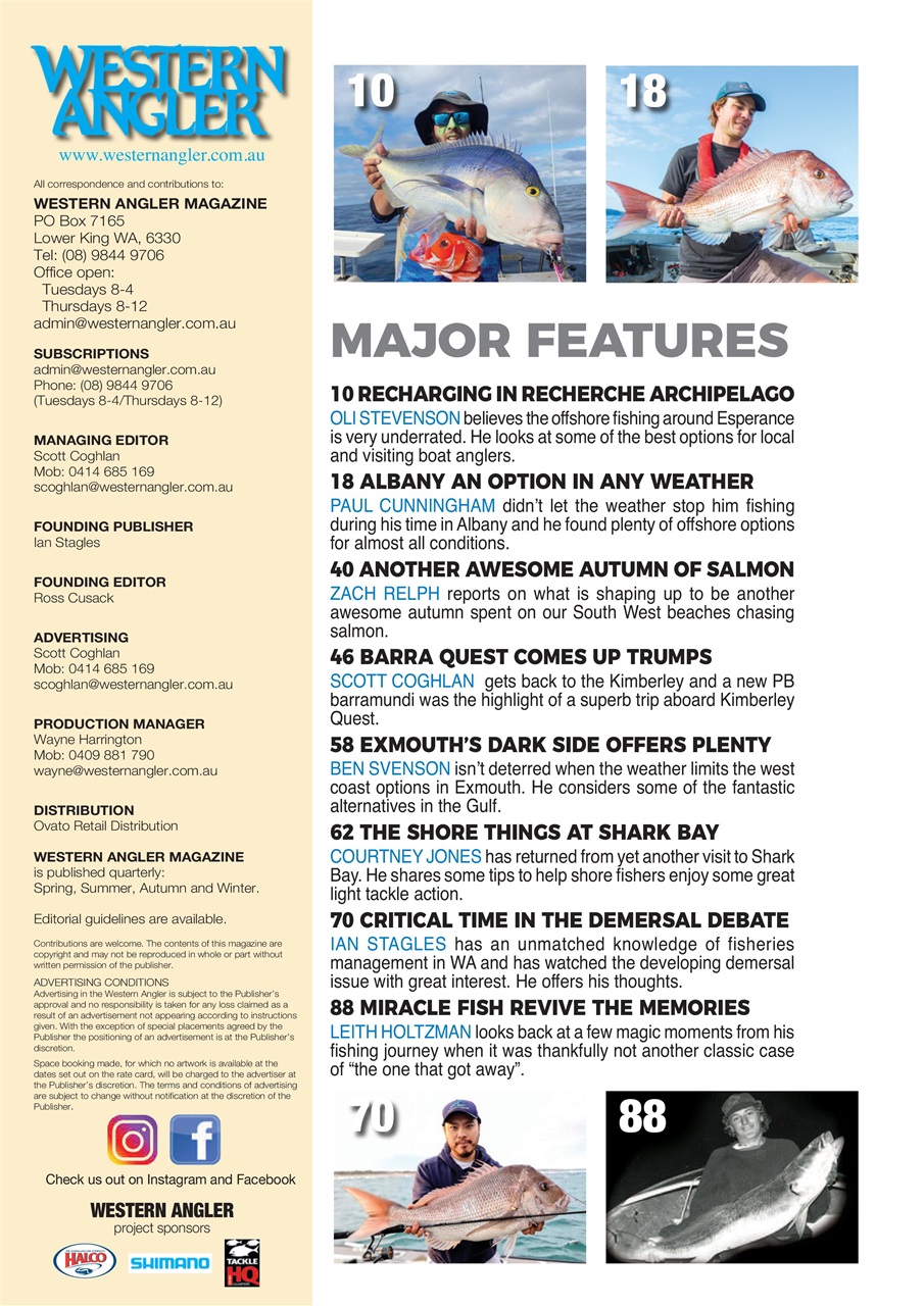 Western Angler Preview Pages