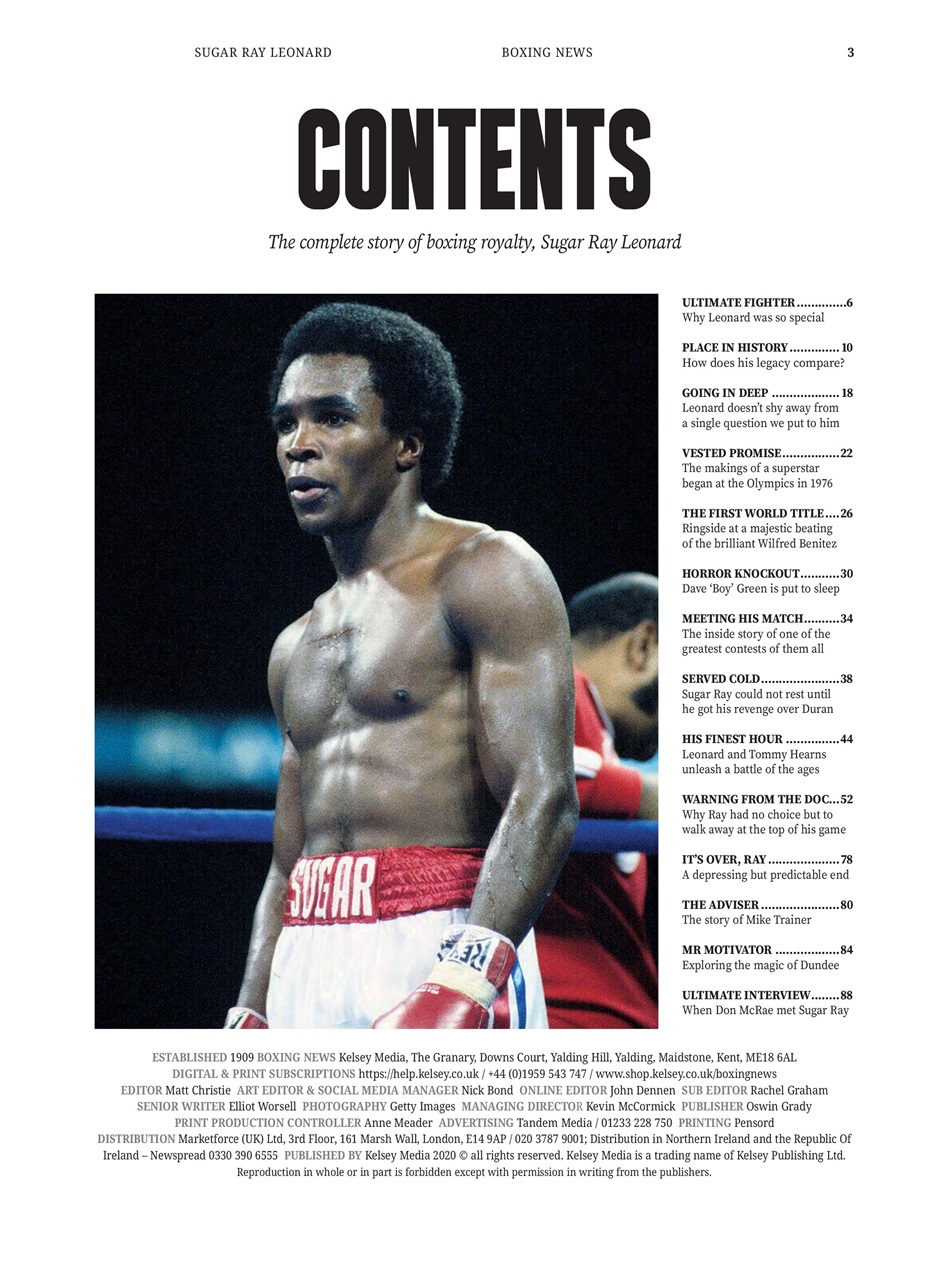 Boxing News Presents Preview Pages