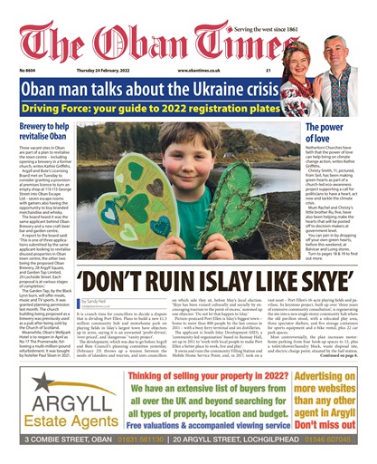 The Oban Times & Lochaber Times issue 