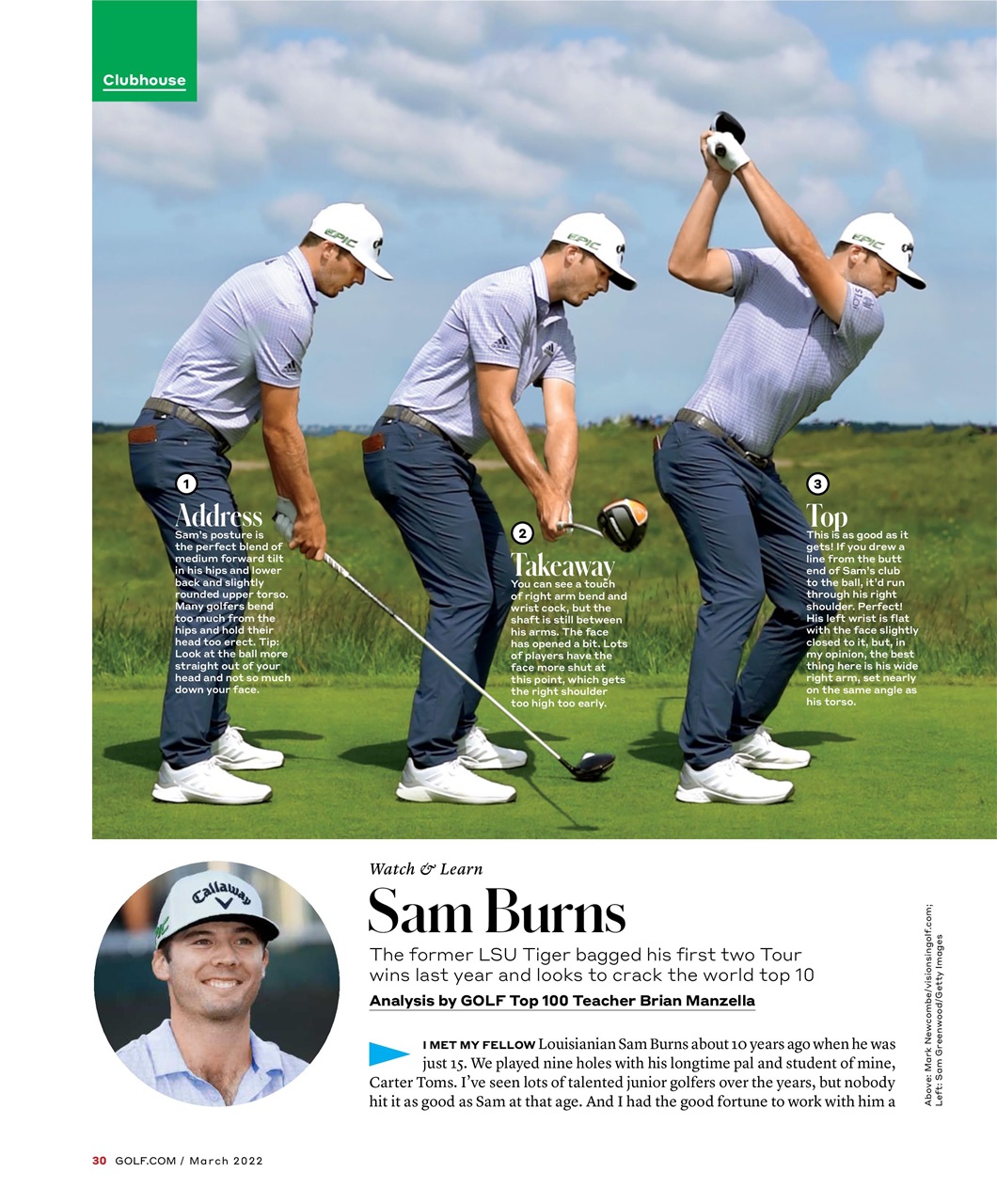 Golf Magazine Preview Pages