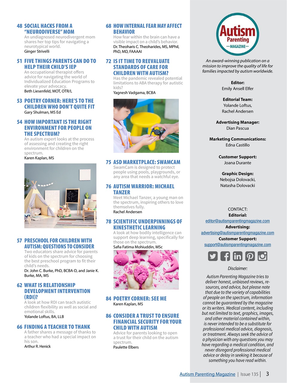 Autism Parenting Preview Pages