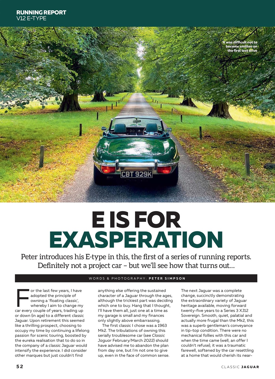 Classic Jaguar Preview Pages