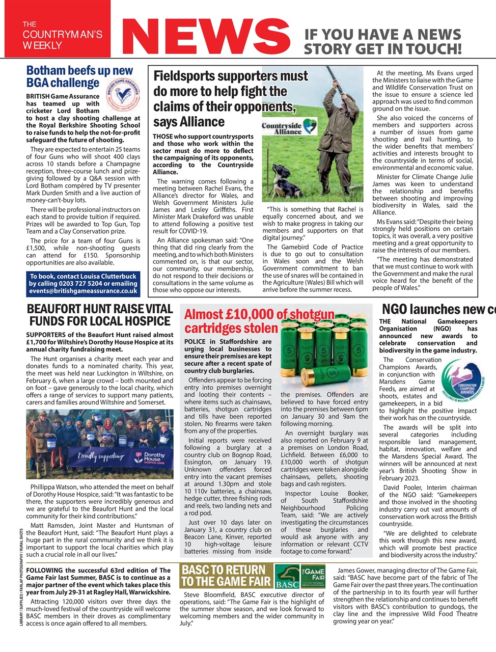 Countryman's Weekly Preview Pages