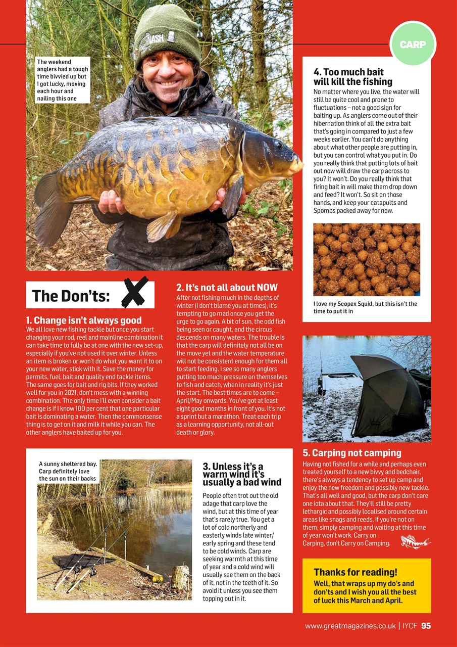 Improve Your Coarse Fishing Preview Pages