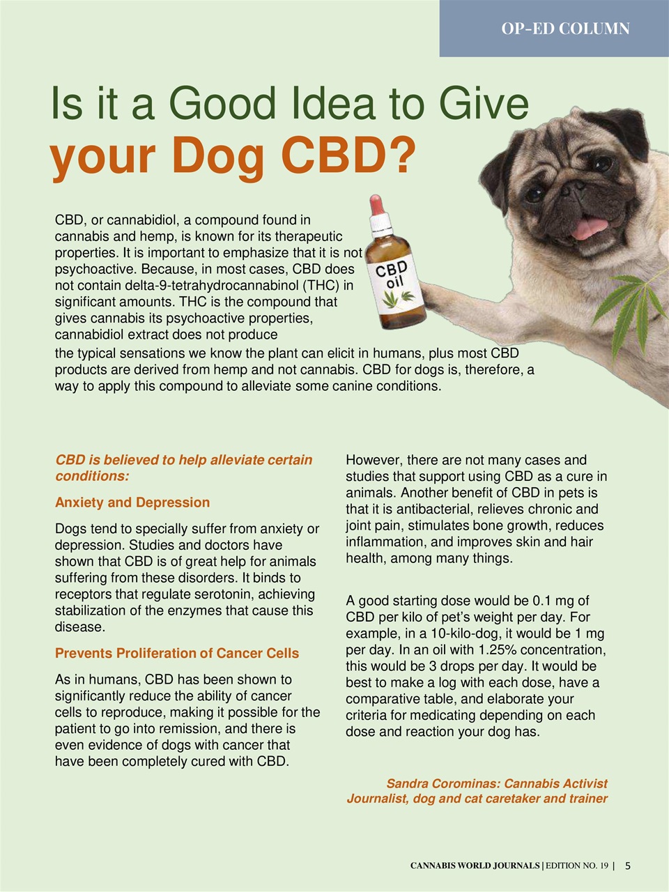Cannabis World Journals Preview Pages
