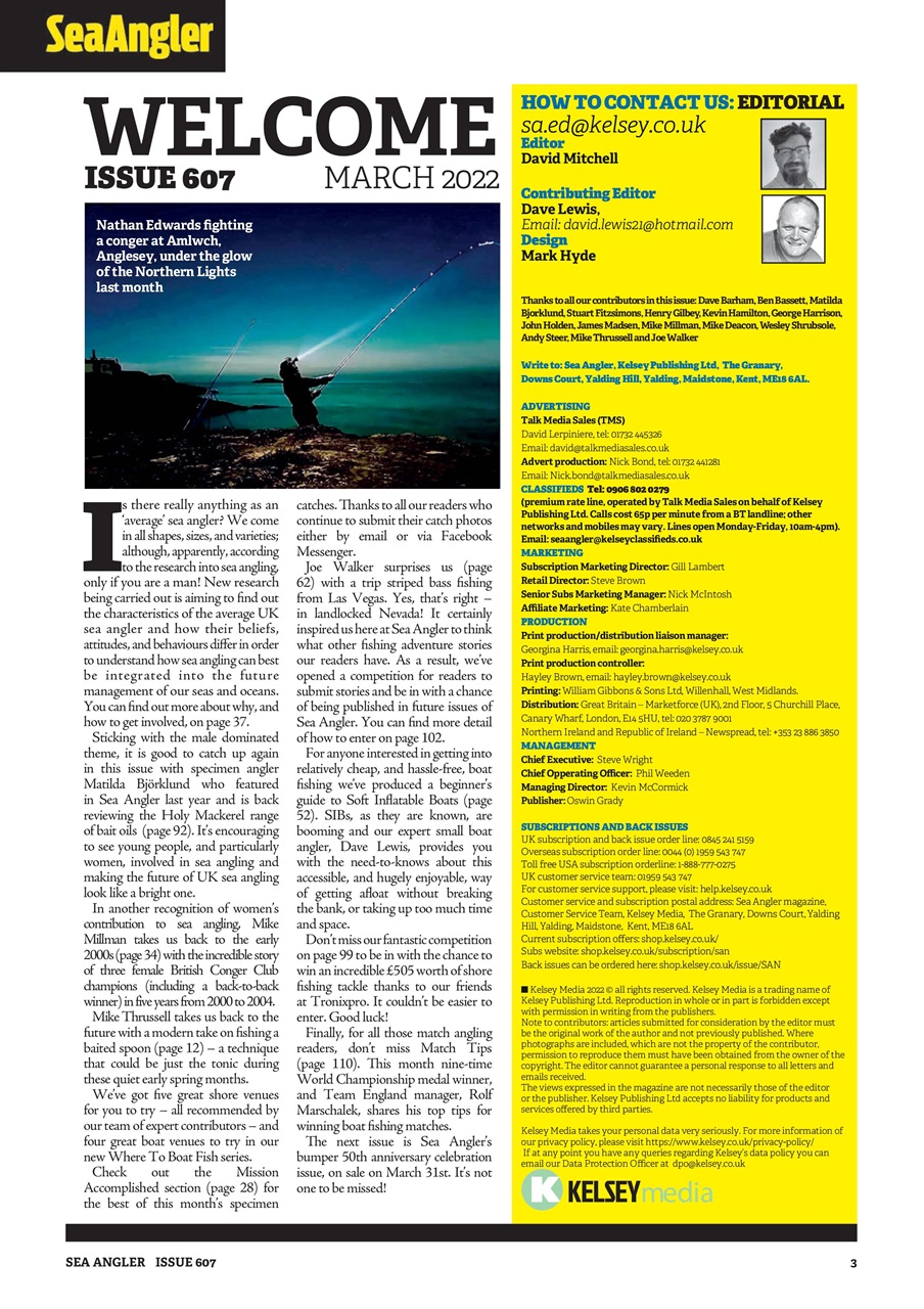 Sea Angler Preview Pages