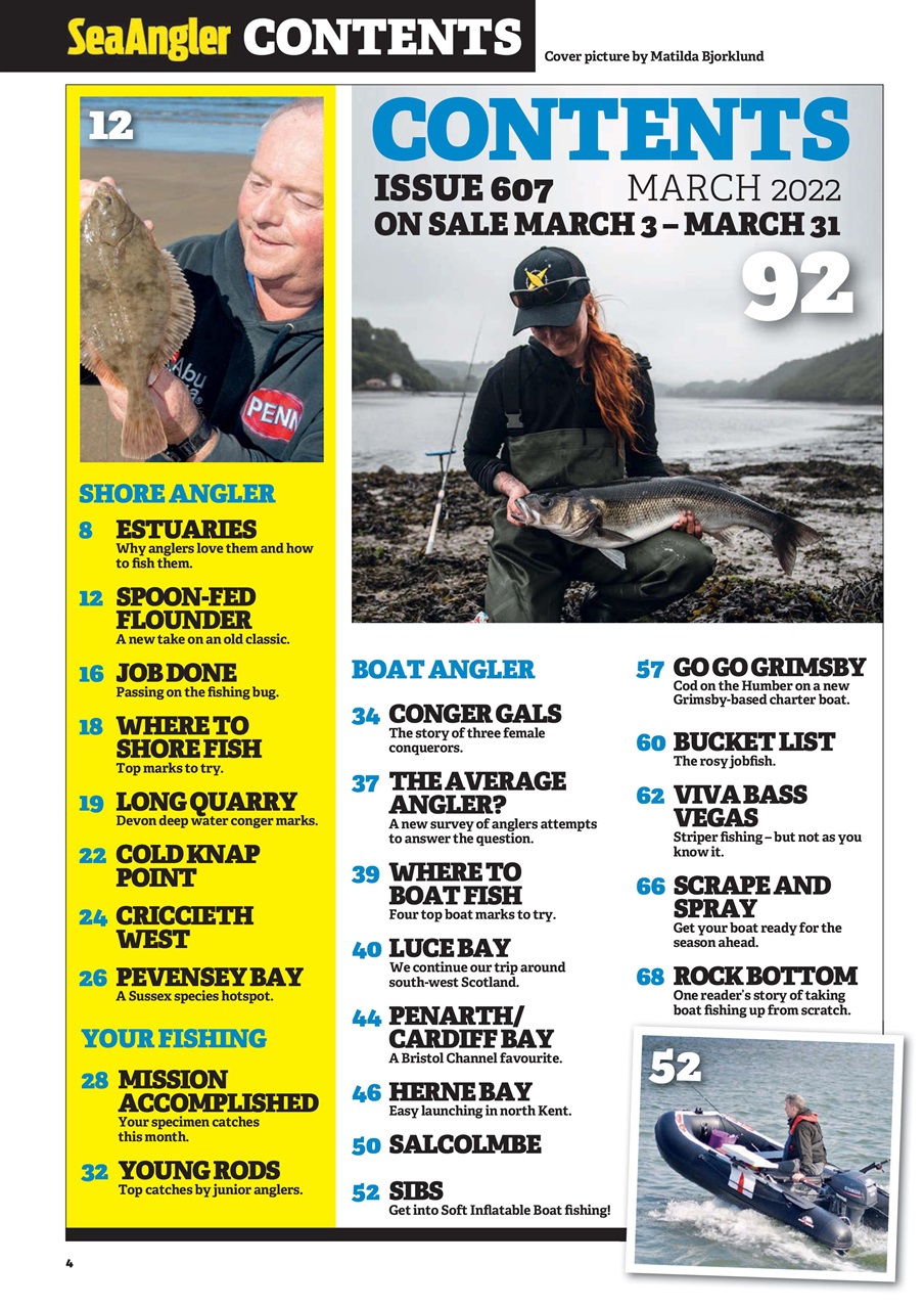 Sea Angler Preview Pages
