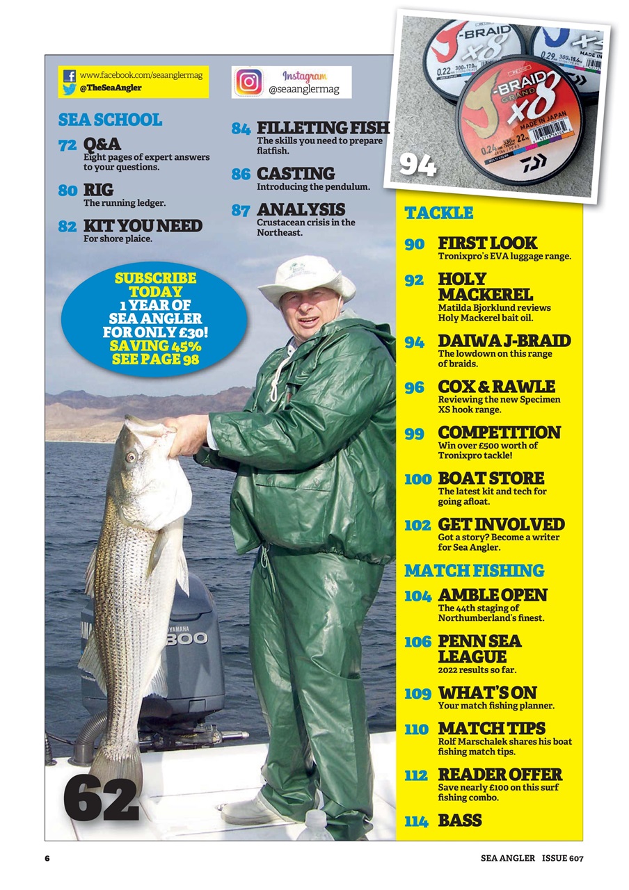 Sea Angler Preview Pages