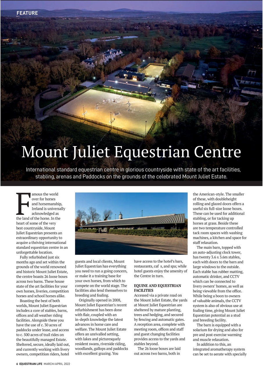 Equestrian Life Magazine Preview Pages