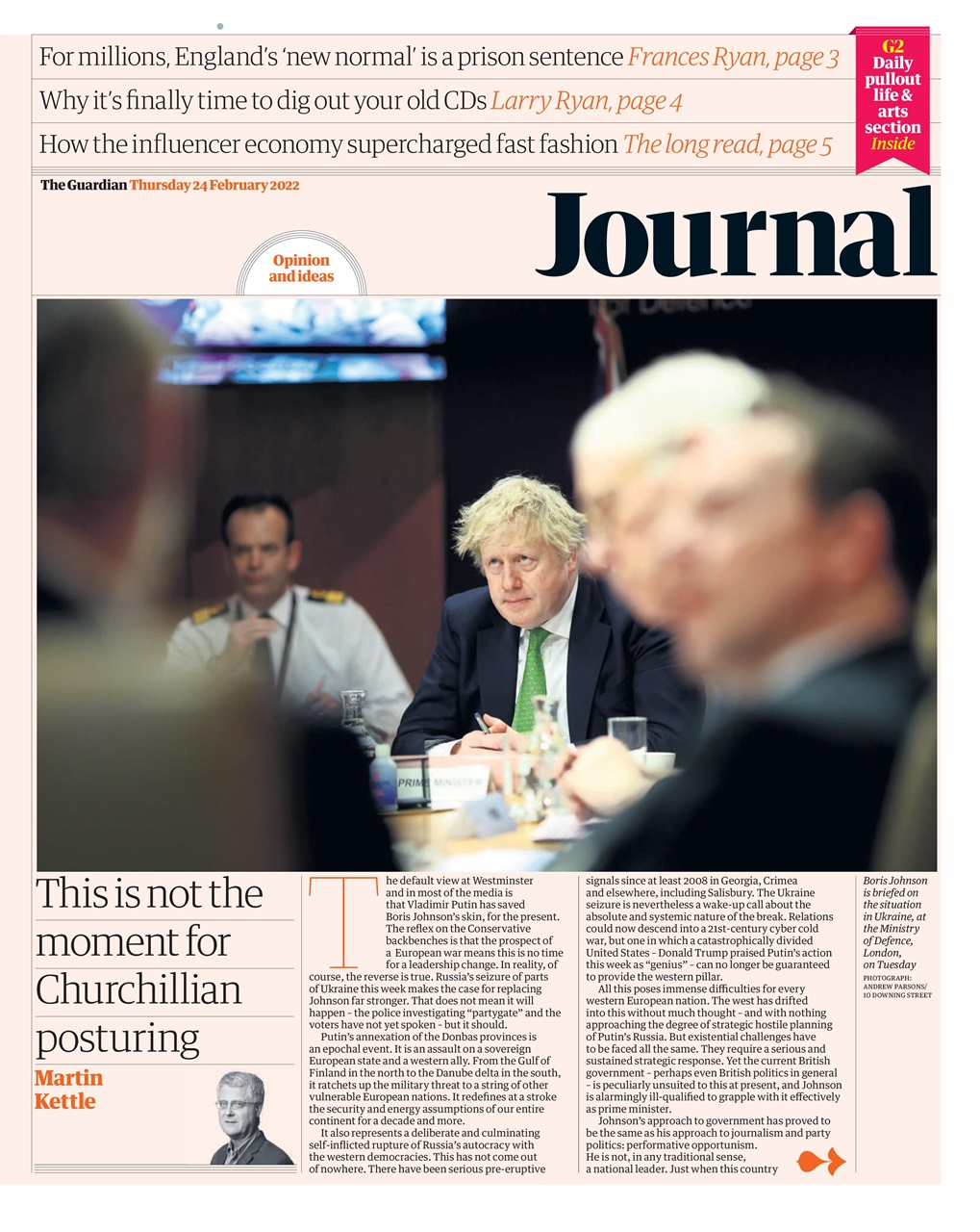 The Guardian Newspaper Preview Pages