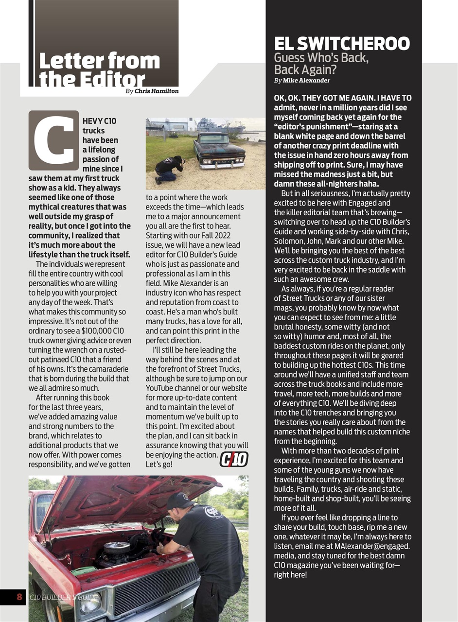 C10 Builder's Guide Preview Pages