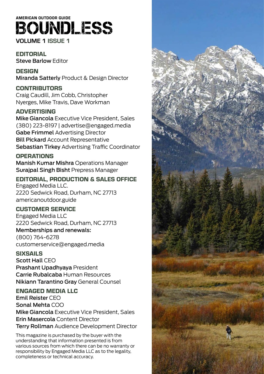 American Outdoor Guide: Boundless Preview Pages
