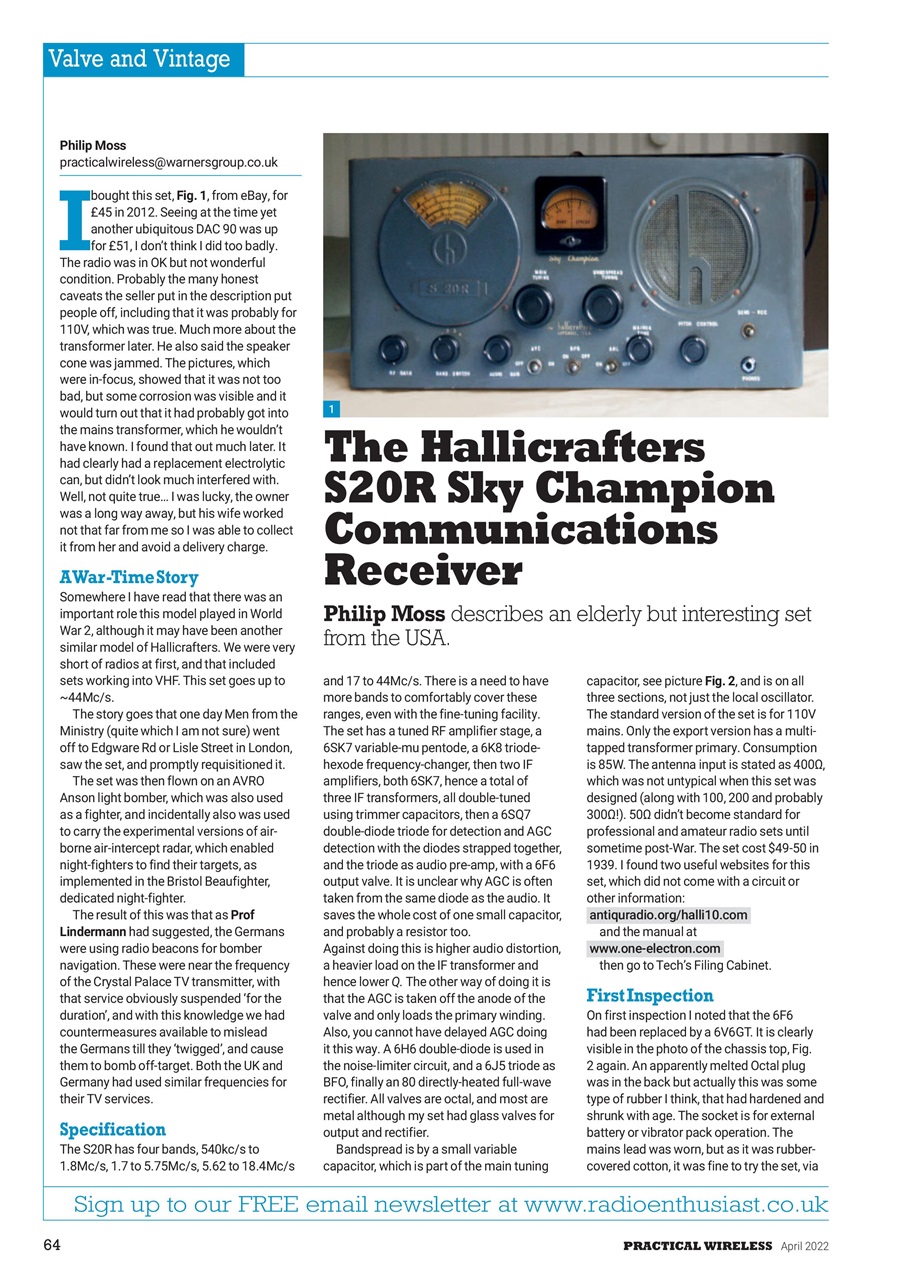 Practical Wireless Preview Pages