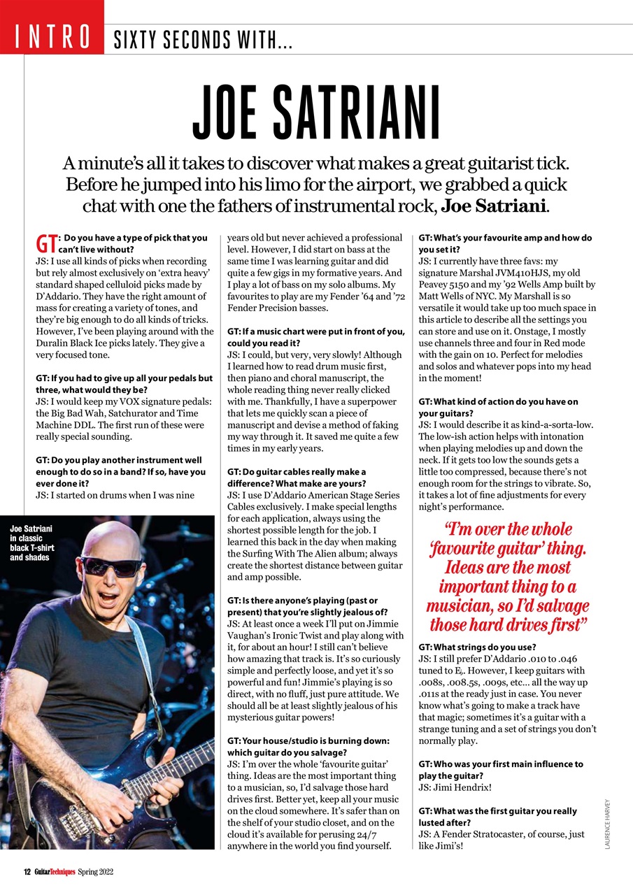 Guitar Techniques Preview Pages