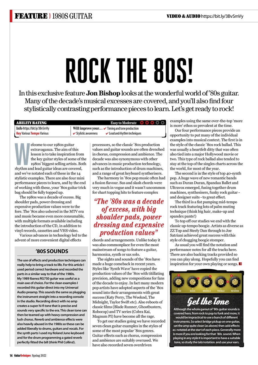 Guitar Techniques Preview Pages