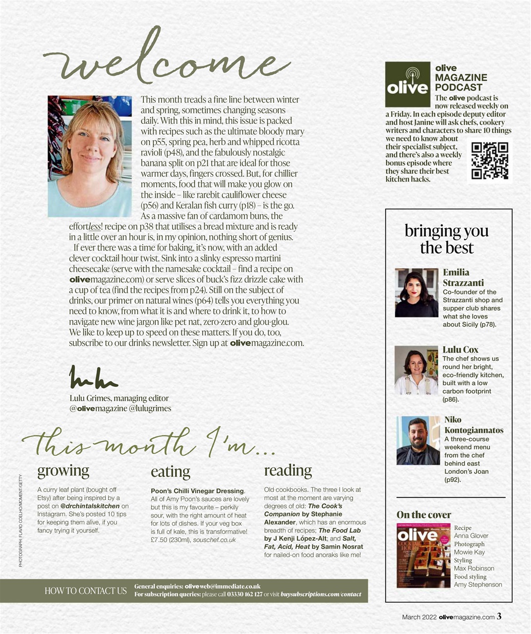 Olive Magazine Preview Pages