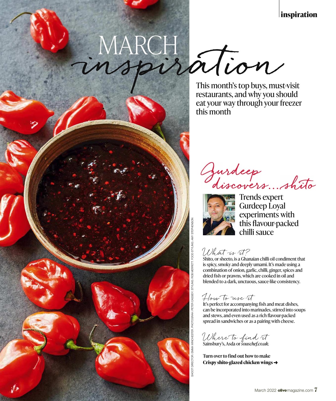 Olive Magazine Preview Pages