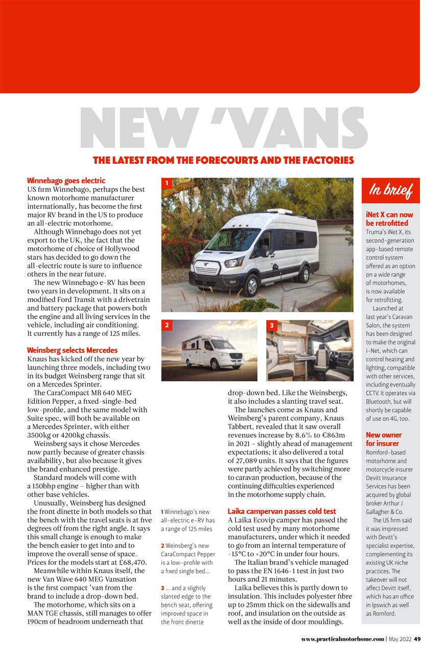 Practical Motorhome Preview Pages