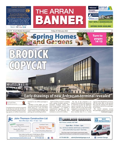 Arran Banner issue 25/02/2022