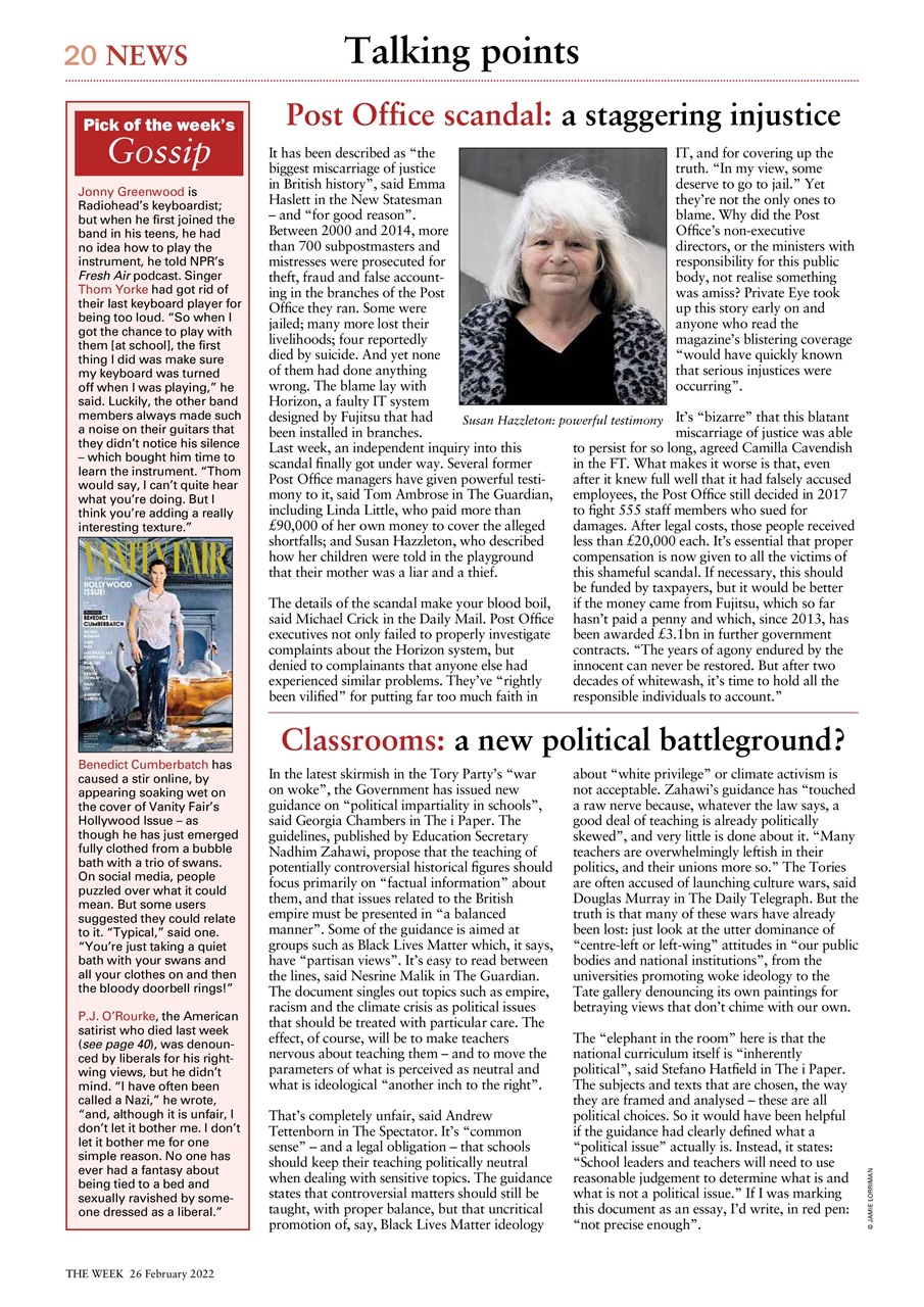 The Week Preview Pages