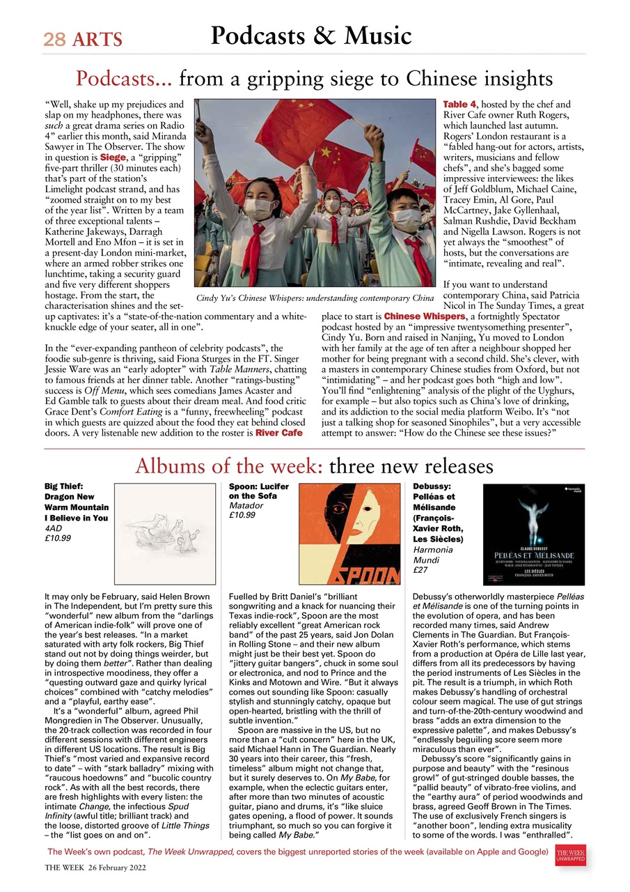 The Week Preview Pages