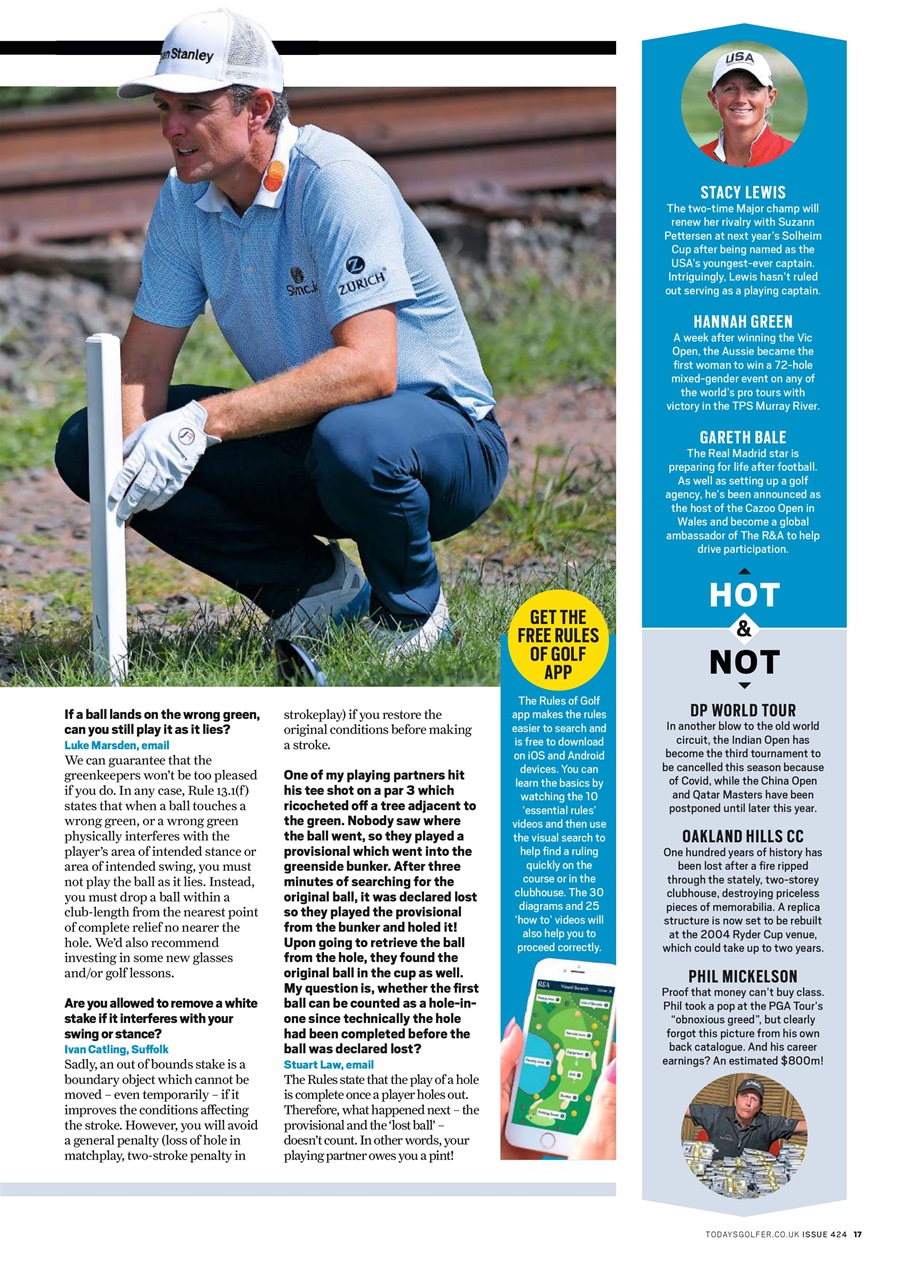 Today's Golfer Preview Pages