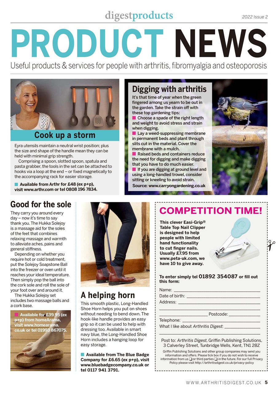 Arthritis Digest Preview Pages
