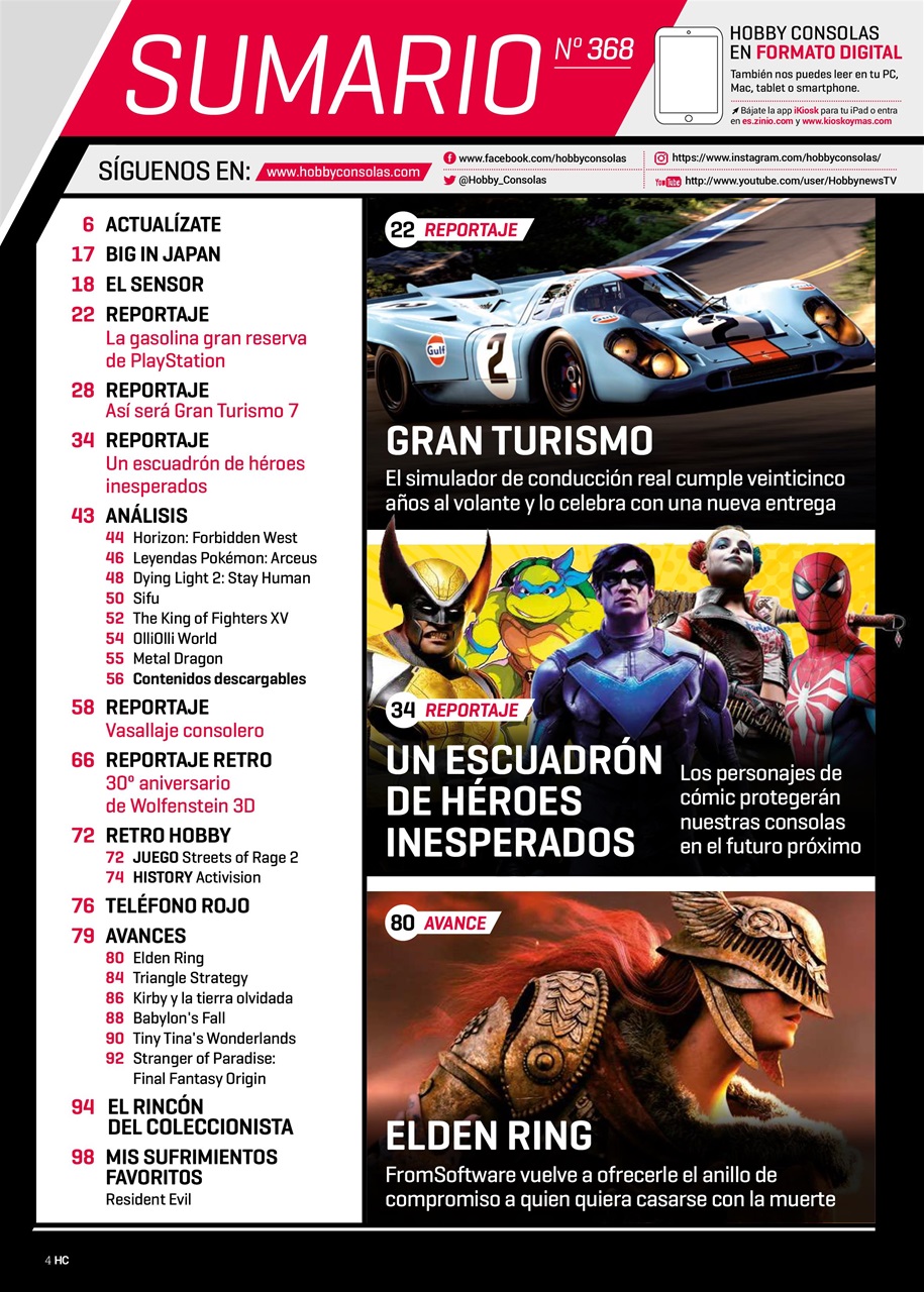 Hobby Consolas Preview Pages