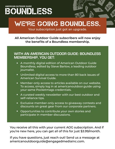 American Outdoor Guide: Boundless issue 
