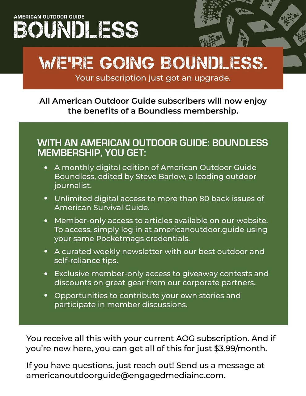 American Outdoor Guide: Boundless Preview Pages