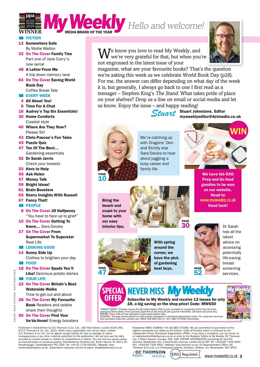 My Weekly Preview Pages