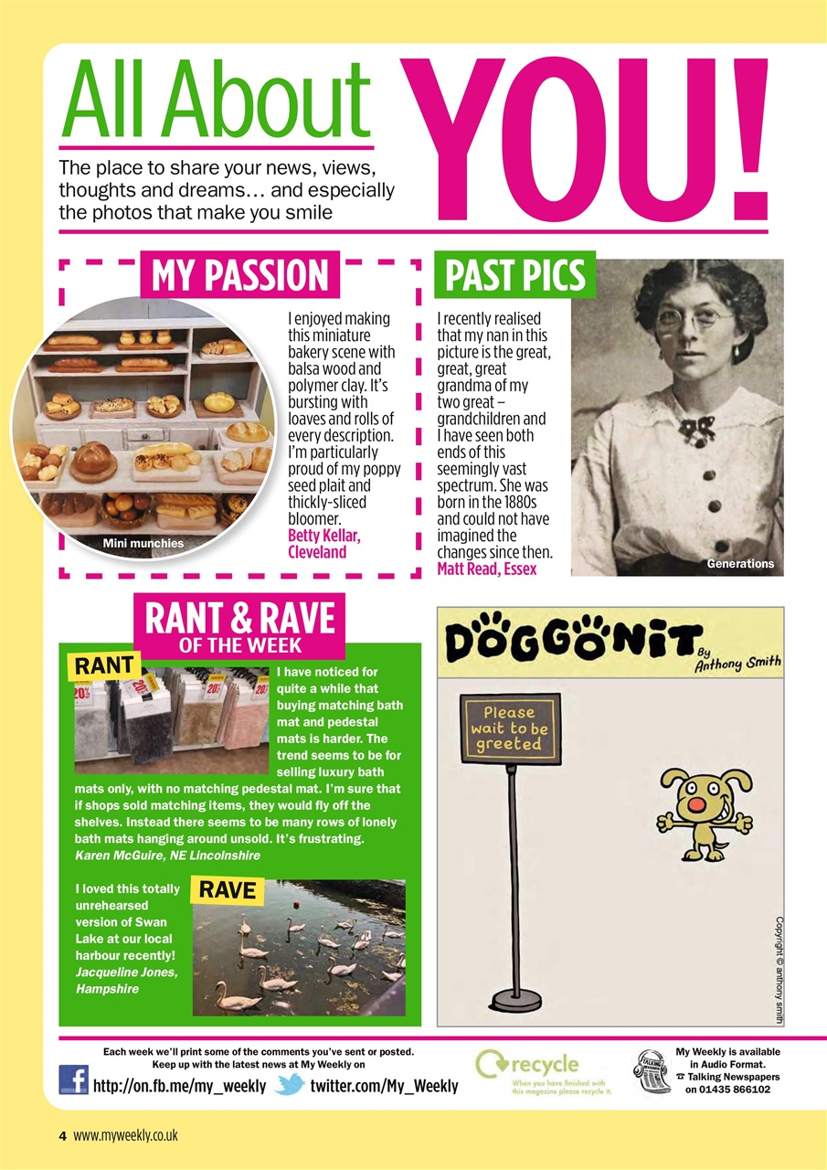 My Weekly Preview Pages