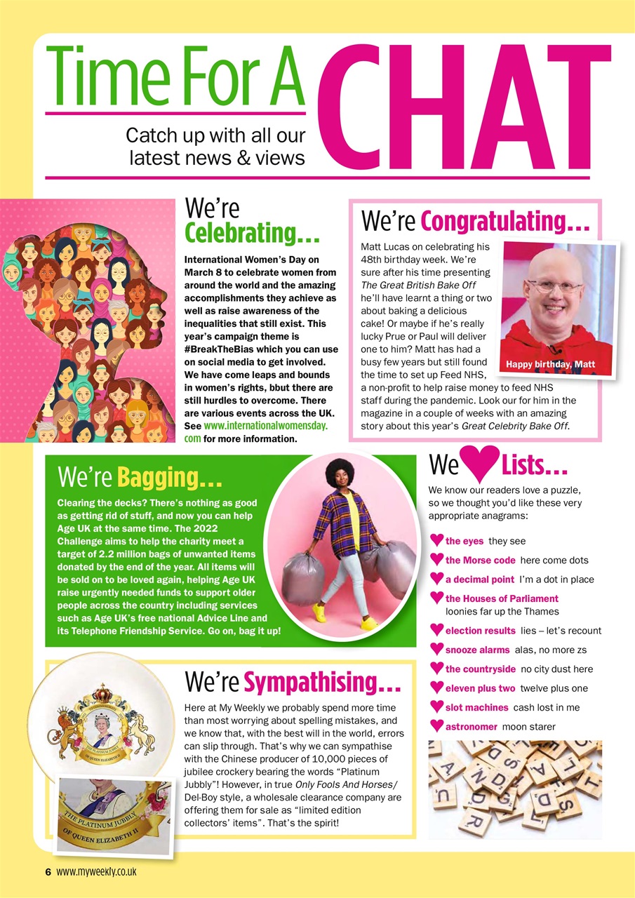 My Weekly Preview Pages