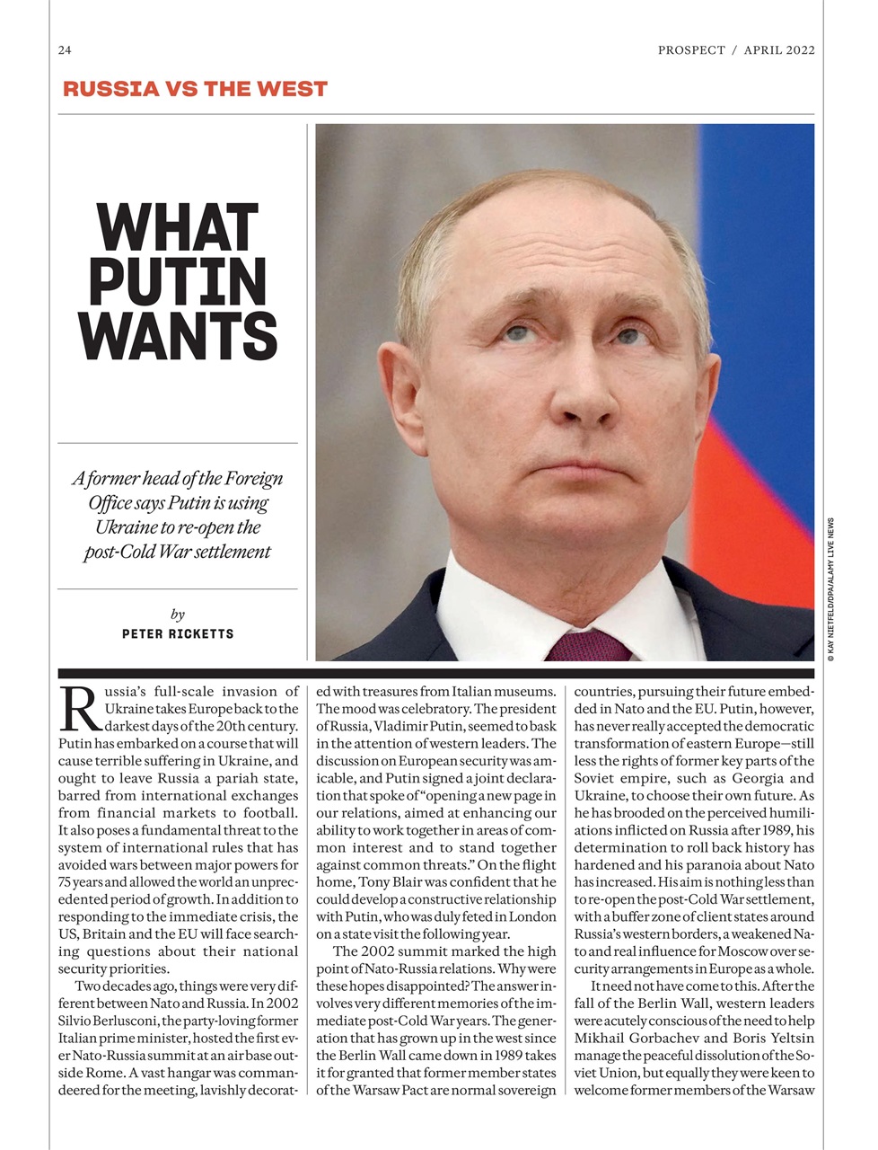 Prospect Magazine Preview Pages