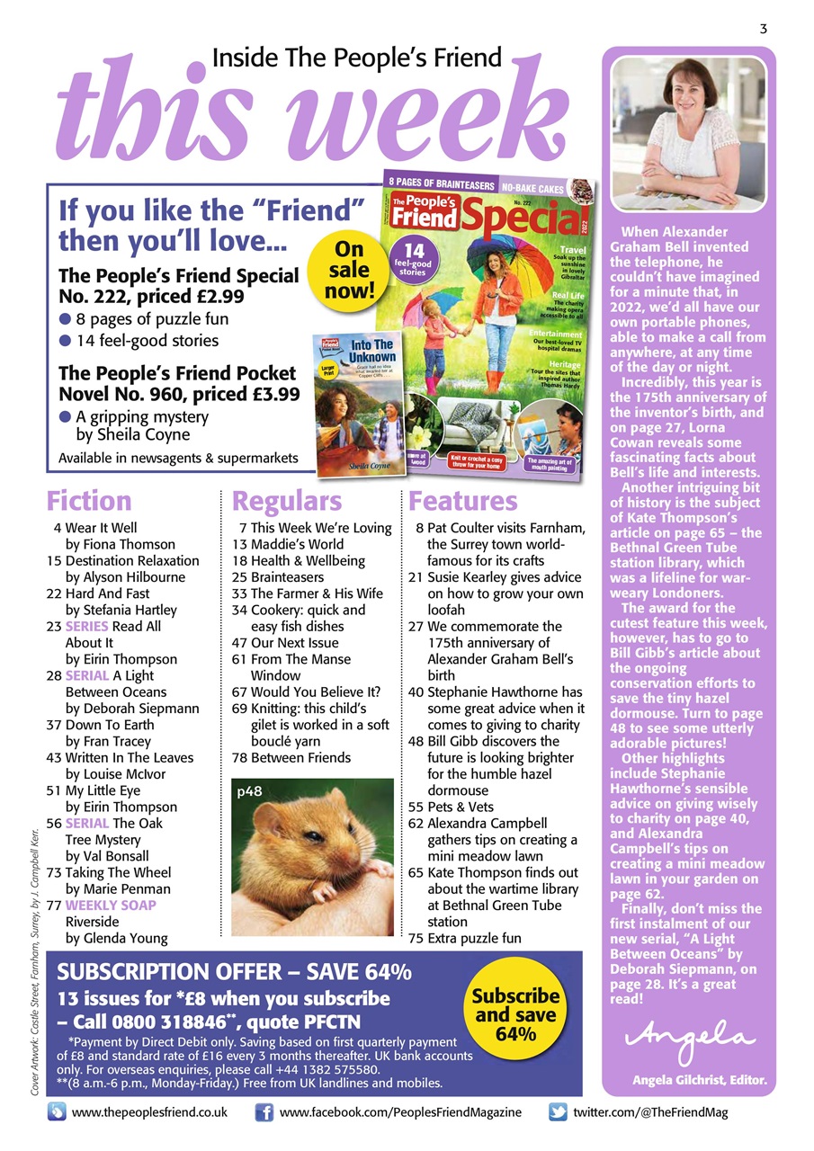 The People’s Friend Preview Pages