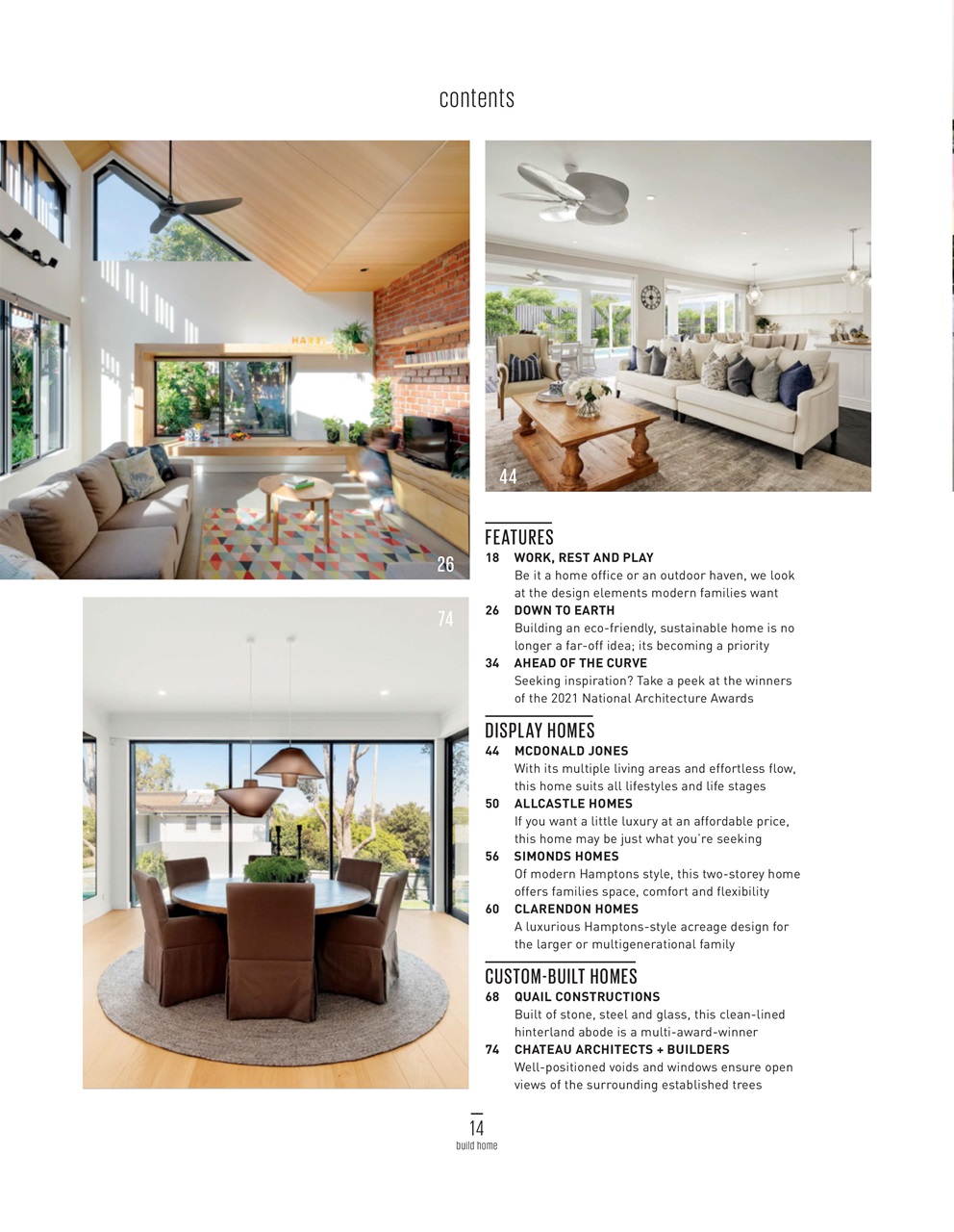 Build Home Preview Pages