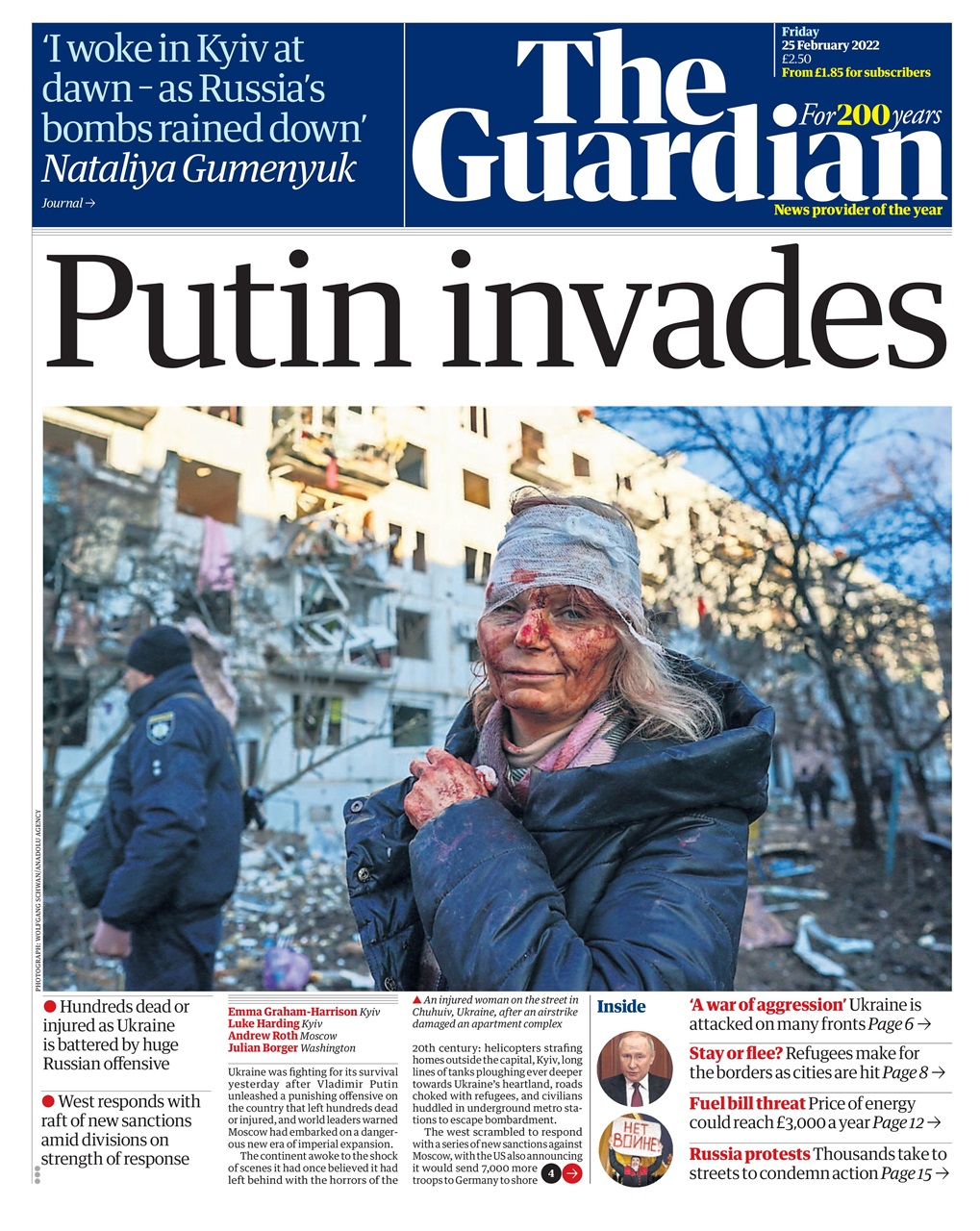 The Guardian Newspaper Preview Pages