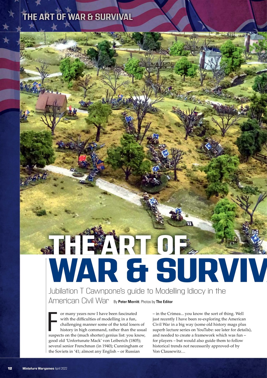 Miniature Wargames Preview Pages