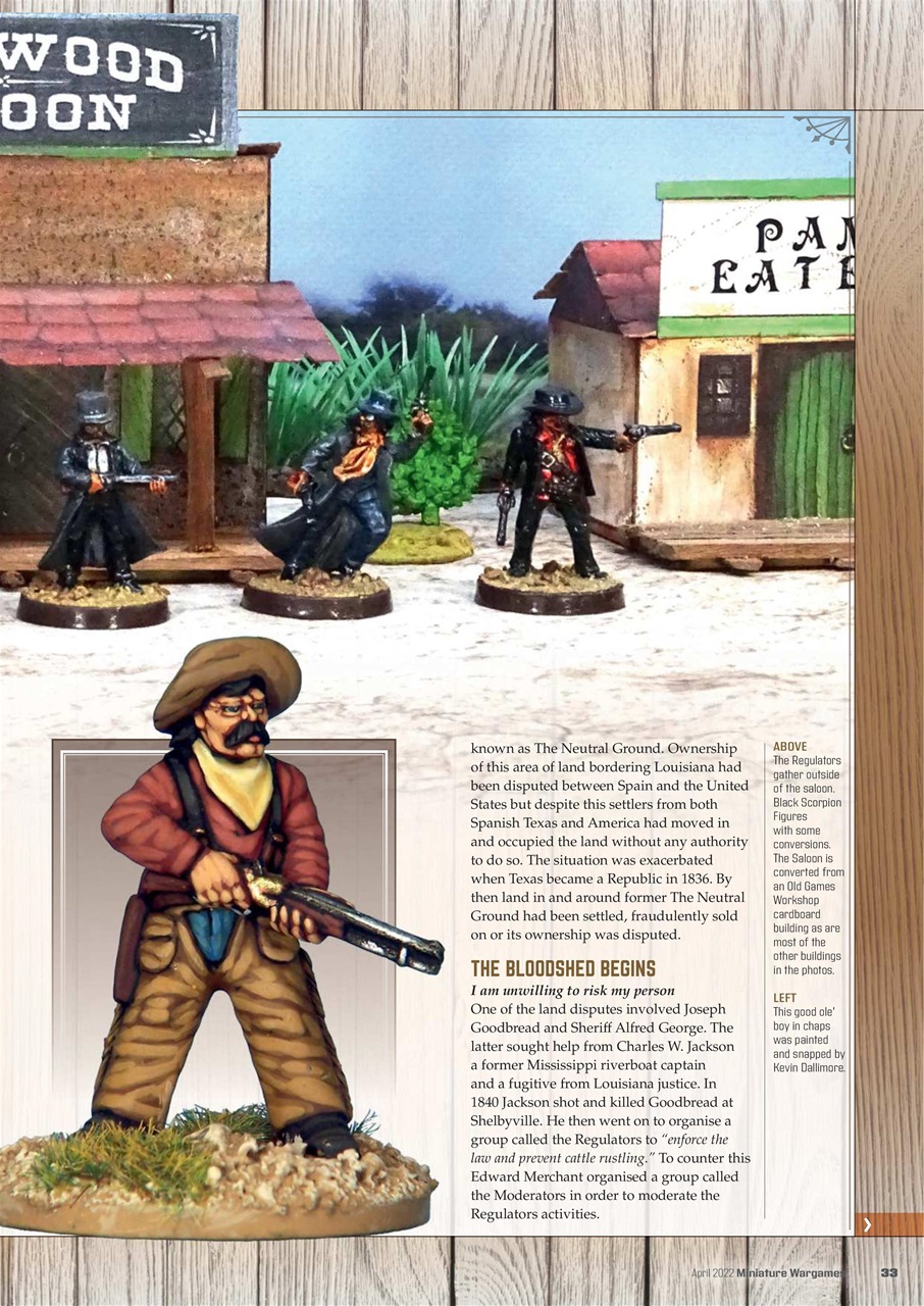Miniature Wargames Preview Pages