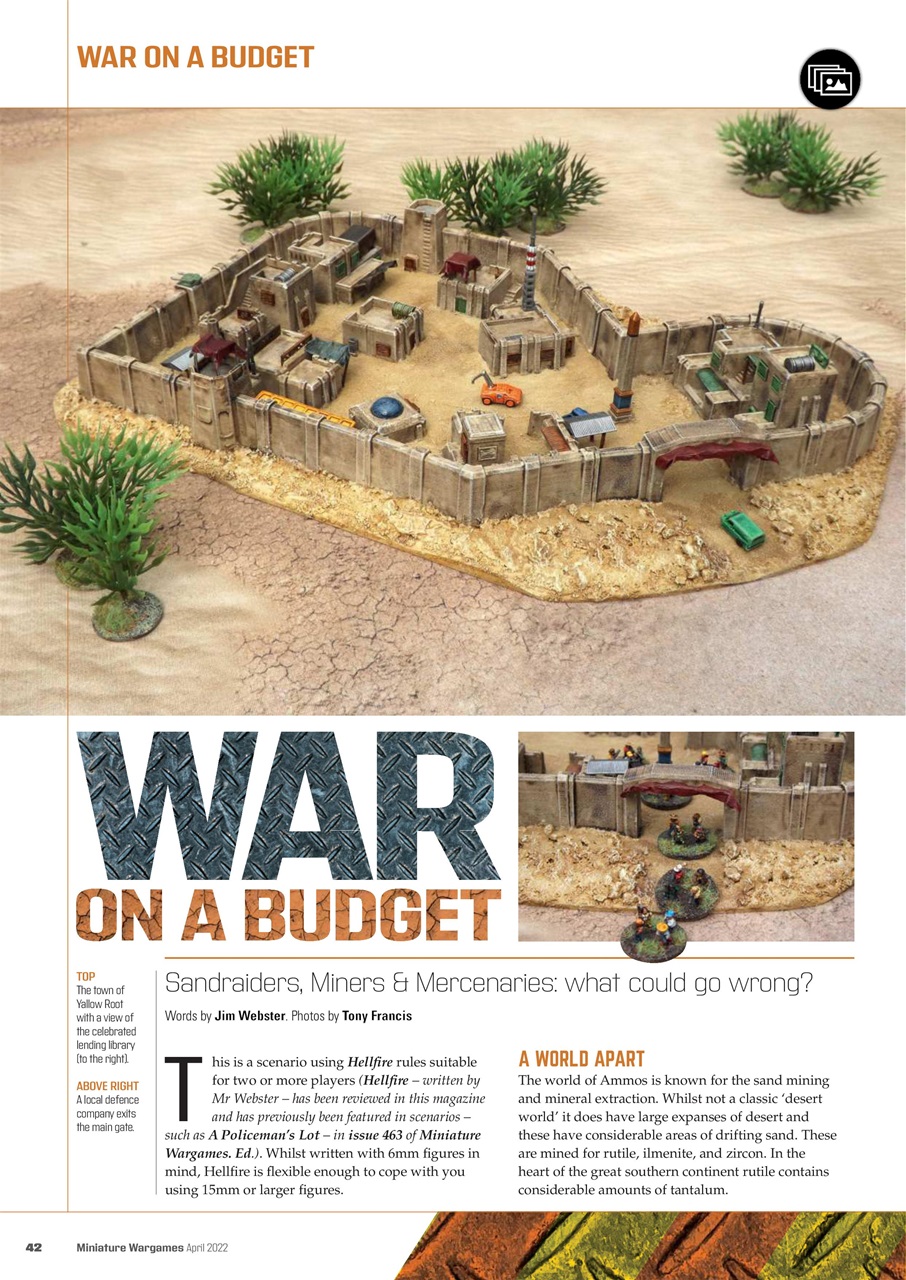 Miniature Wargames Preview Pages