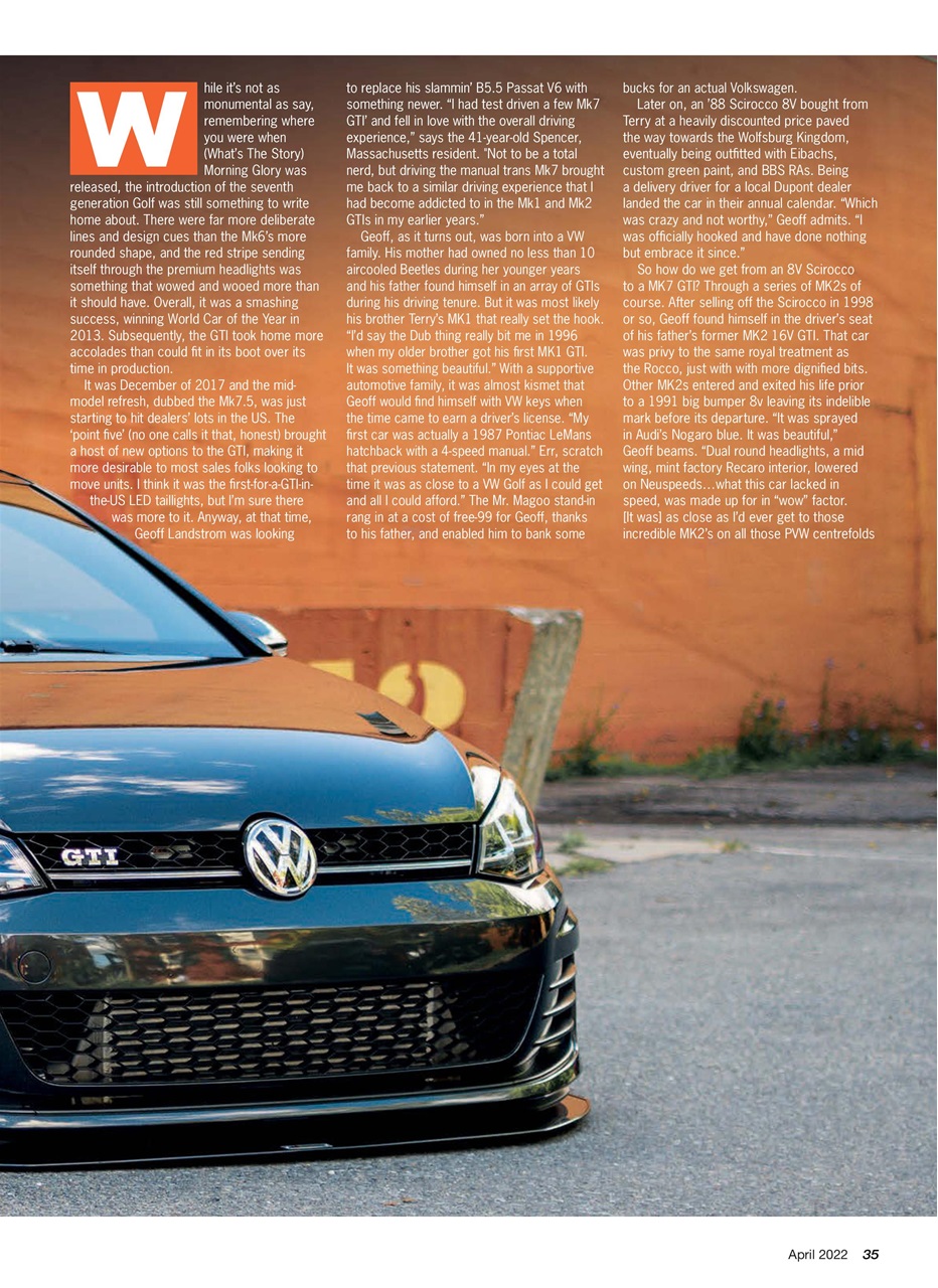 Performance VW Preview Pages