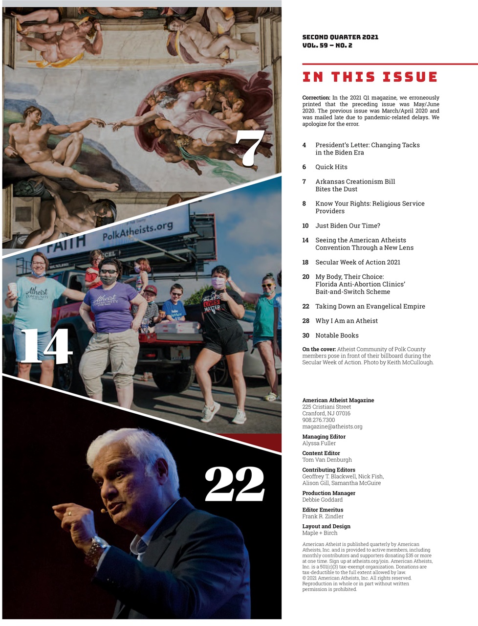 American Atheist Preview Pages