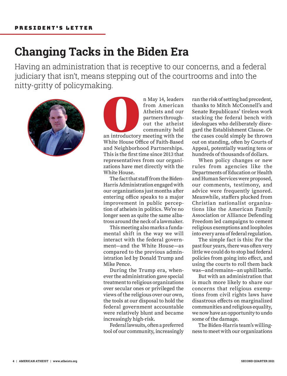 American Atheist Preview Pages