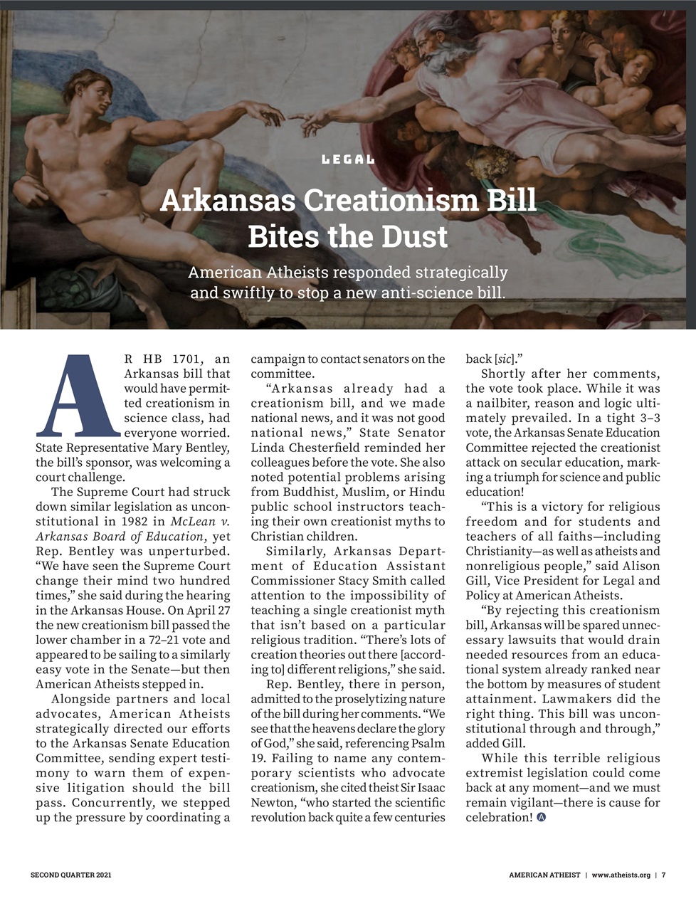 American Atheist Preview Pages